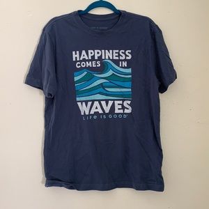 Happiness Comes in Waves Tee